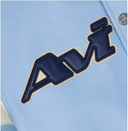 Men Hip Hop Sheep skin Varsity Jacket Embroidered Diamond Classic Casual - StepByStep