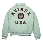 Men Hip Hop Sheep skin Varsity Jacket Embroidered Diamond Classic Casual - StepByStep