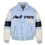 Men Hip Hop Sheep skin Varsity Jacket Embroidered Diamond Classic Casual - StepByStep