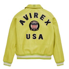 Men Hip Hop Sheep skin Varsity Jacket Embroidered Diamond Classic Casual - StepByStep