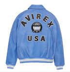 Men Hip Hop Sheep skin Varsity Jacket Embroidered Diamond Classic Casual - StepByStep