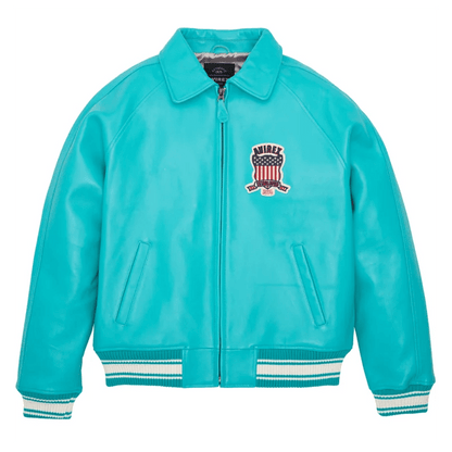 Men Hip Hop Sheep skin Varsity Jacket Embroidered Diamond Classic Casual - StepByStep