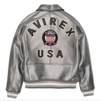 Men Hip Hop Sheep skin Varsity Jacket Embroidered Diamond Classic Casual - StepByStep