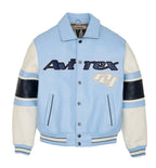 Men Hip Hop Sheep skin Varsity Jacket Embroidered Diamond Classic Casual - StepByStep