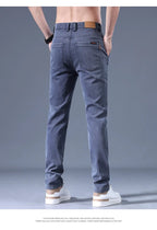 Men's 2026 Spring/Summer Business Pants - Slim Fit Elastic Cotton Casual Trousers - StepByStepNow