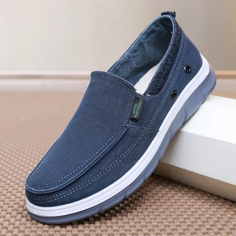 Men's Beijing Cloth Shoes Single Shoe Spring Autumn Breathable Comfortable Soft Bottom Anti - slip Casual Canvas Shoes - StepByStepNow