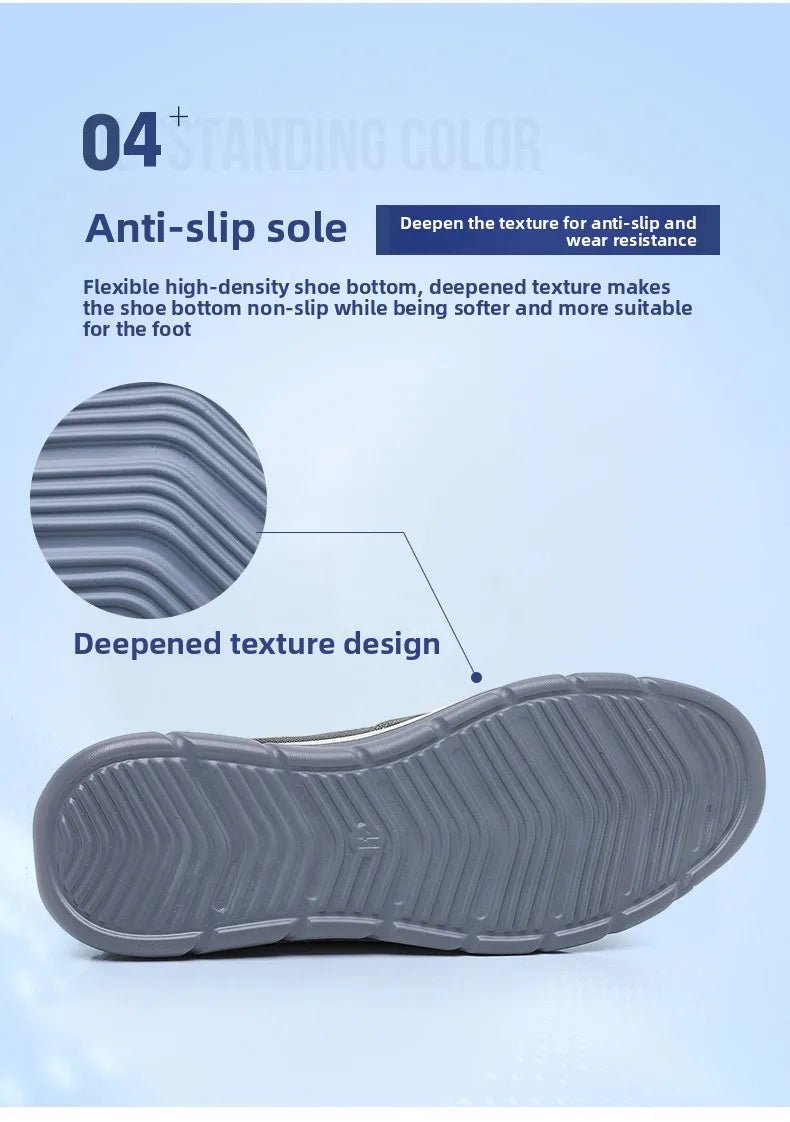 Men's Beijing Cloth Shoes Single Shoe Spring Autumn Breathable Comfortable Soft Bottom Anti - slip Casual Canvas Shoes - StepByStepNow