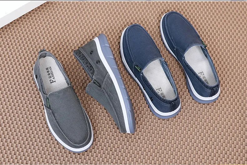 Men's Beijing Cloth Shoes Single Shoe Spring Autumn Breathable Comfortable Soft Bottom Anti - slip Casual Canvas Shoes - StepByStepNow