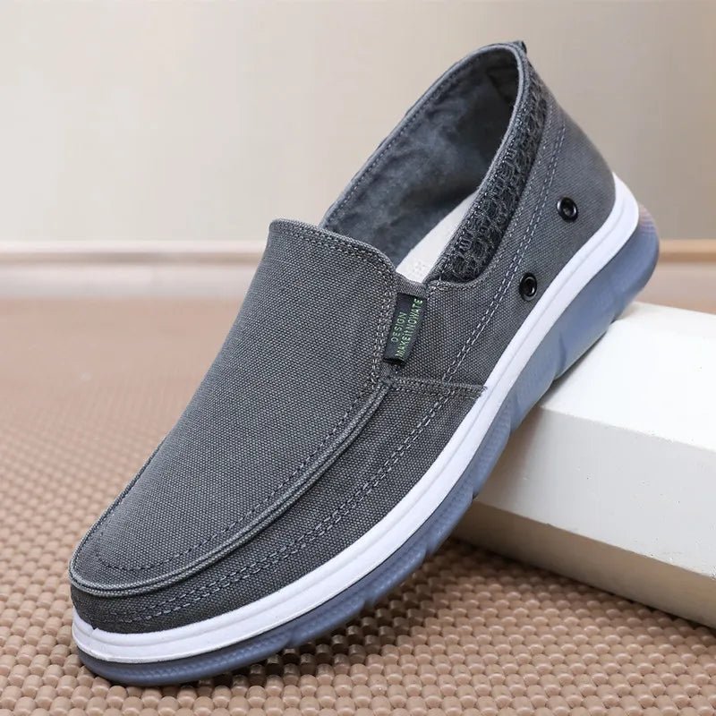 Men's Beijing Cloth Shoes Single Shoe Spring Autumn Breathable Comfortable Soft Bottom Anti - slip Casual Canvas Shoes - StepByStepNow
