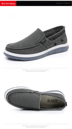 Men's Beijing Cloth Shoes Single Shoe Spring Autumn Breathable Comfortable Soft Bottom Anti - slip Casual Canvas Shoes - StepByStepNow