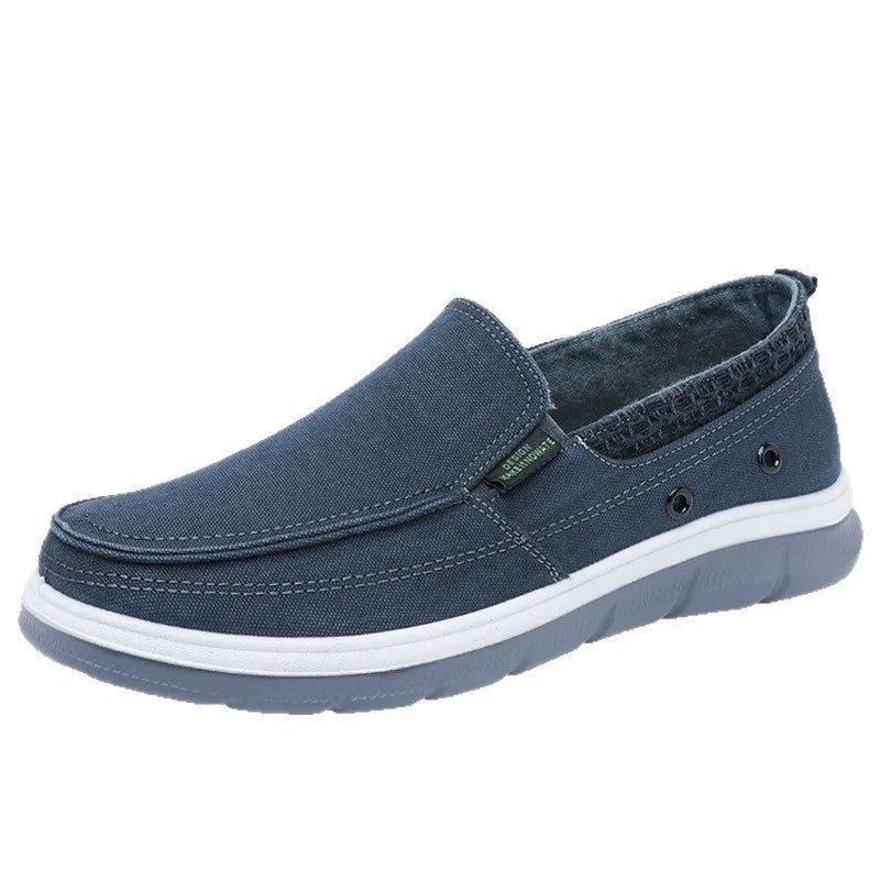 Men's Beijing Cloth Shoes Single Shoe Spring Autumn Breathable Comfortable Soft Bottom Anti - slip Casual Canvas Shoes - StepByStepNow