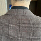 Men's British - Korean Plaid 3 - Piece Suit - Slim Fit Business Set - StepByStepNow