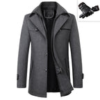 Men's Business Casual Fashion Warm Woolen Coat - StepByStepNow