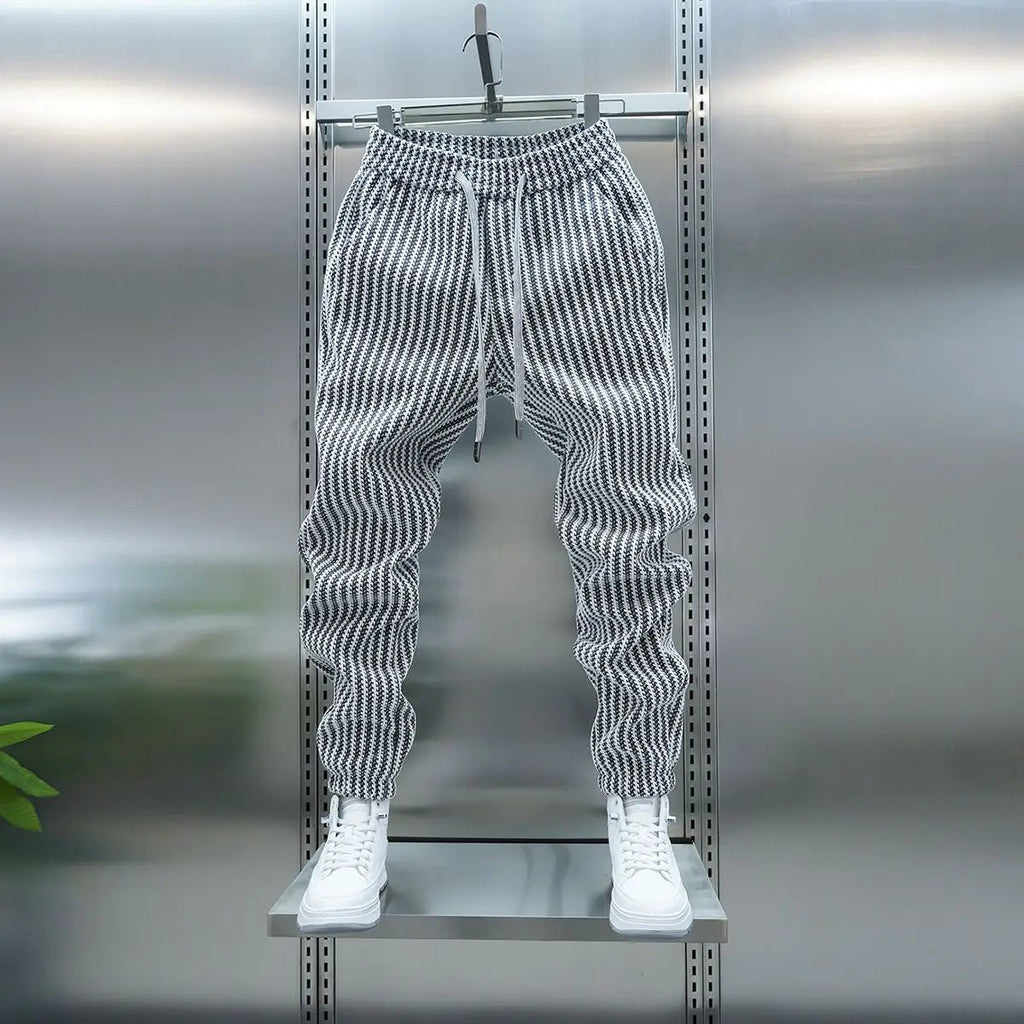 Men’s Casual Harem Pants - Regular Fit Full Length Trip Trousers - StepByStepNow