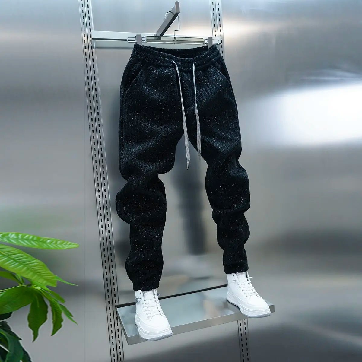 Men’s Casual Harem Pants - Regular Fit Full Length Trip Trousers - StepByStepNow