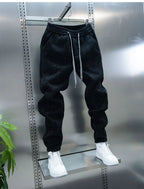 Men’s Casual Harem Pants - Regular Fit Full Length Trip Trousers - StepByStepNow