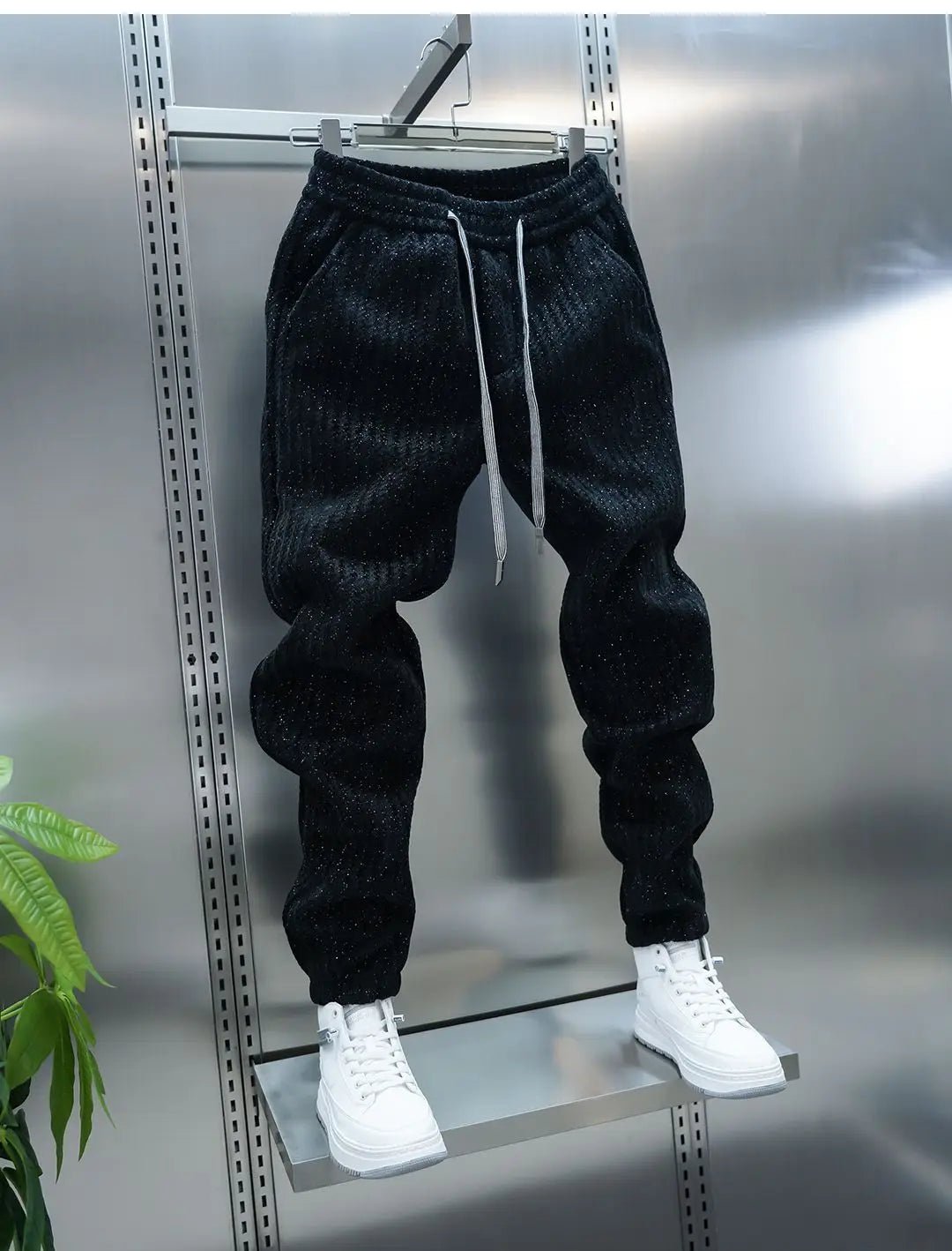 Men’s Casual Harem Pants - Regular Fit Full Length Trip Trousers - StepByStepNow