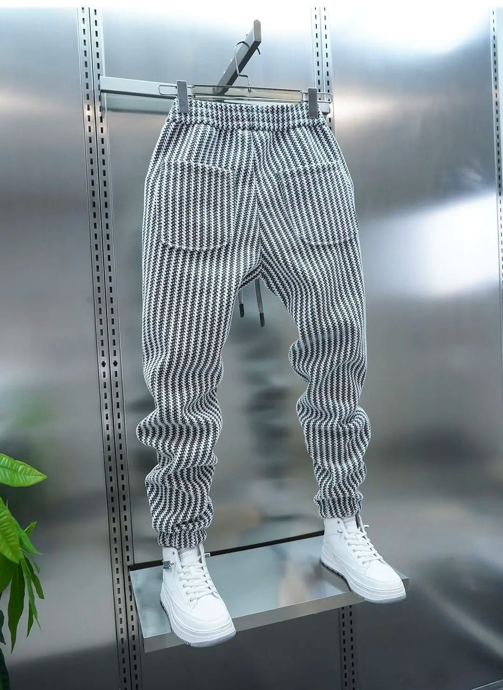 Men’s Casual Harem Pants - Regular Fit Full Length Trip Trousers - StepByStepNow