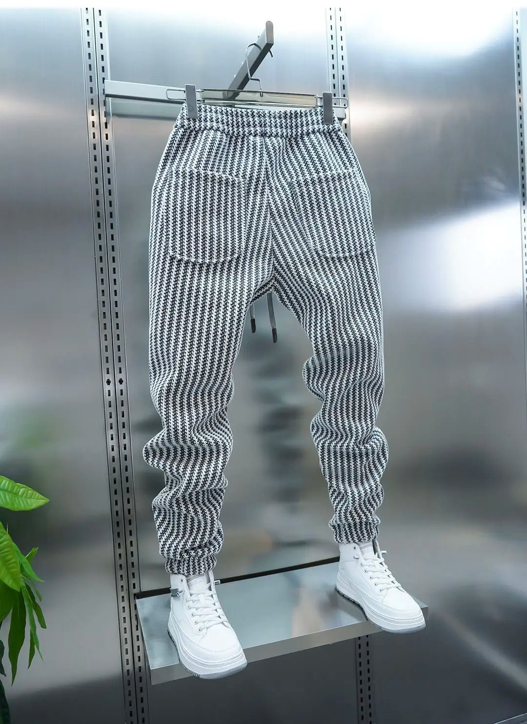 Men’s Casual Harem Pants - Regular Fit Full Length Trip Trousers - StepByStepNow