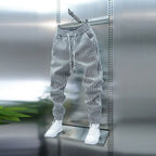 Men’s Casual Harem Pants - Regular Fit Full Length Trip Trousers - StepByStepNow