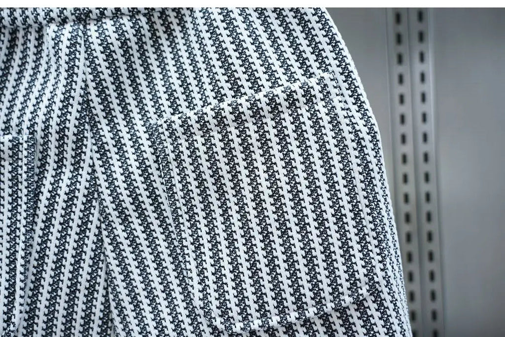 Men’s Casual Harem Pants - Regular Fit Full Length Trip Trousers - StepByStepNow