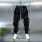 Men’s Casual Harem Pants - Regular Fit Full Length Trip Trousers - StepByStepNow