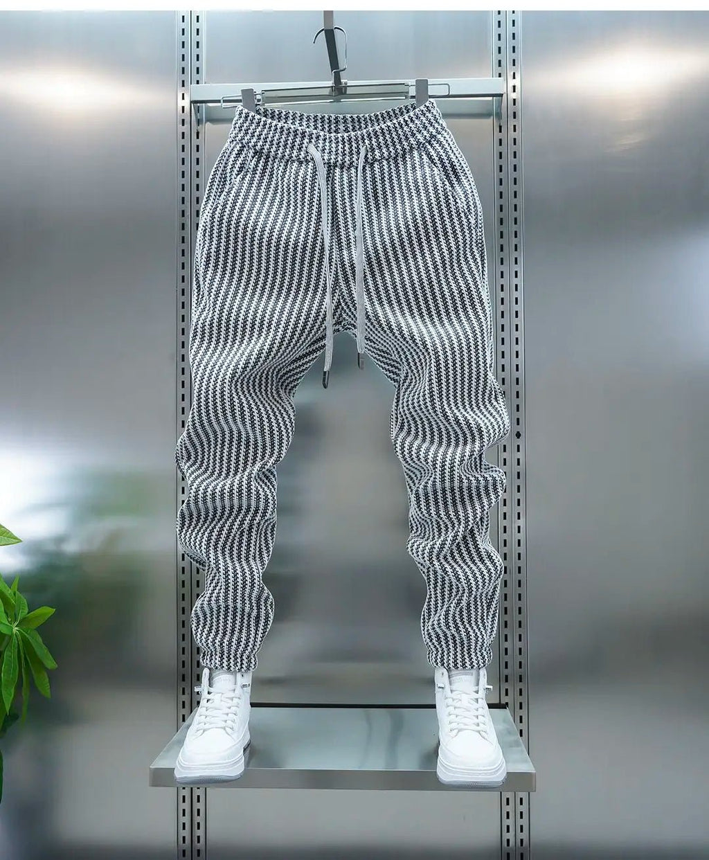 Men’s Casual Harem Pants - Regular Fit Full Length Trip Trousers - StepByStepNow