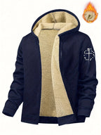 Men'S Casual Print Fleece Jacket - Softshell Zip - Up with Pockets, Regular Fit for Spring/Fall/Winter, Lightweight & Breathable for Outdoor Activities - StepByStep