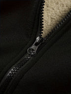 Men'S Casual Print Fleece Jacket - Softshell Zip - Up with Pockets, Regular Fit for Spring/Fall/Winter, Lightweight & Breathable for Outdoor Activities - StepByStep