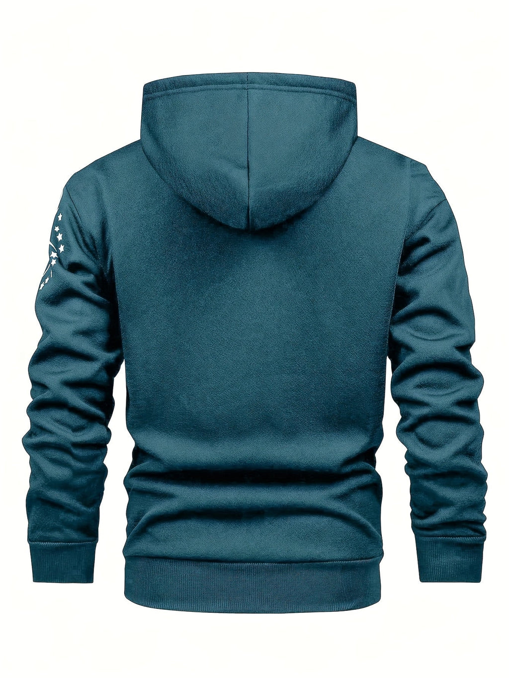 Men'S Casual Print Fleece Jacket - Softshell Zip - Up with Pockets, Regular Fit for Spring/Fall/Winter, Lightweight & Breathable for Outdoor Activities - StepByStep