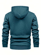 Men'S Casual Print Fleece Jacket - Softshell Zip - Up with Pockets, Regular Fit for Spring/Fall/Winter, Lightweight & Breathable for Outdoor Activities - StepByStep