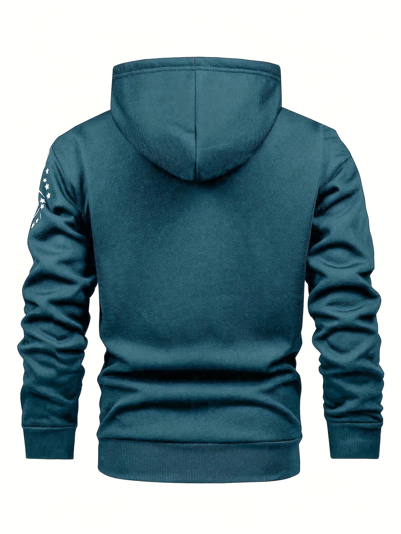 Men'S Casual Print Fleece Jacket - Softshell Zip - Up with Pockets, Regular Fit for Spring/Fall/Winter, Lightweight & Breathable for Outdoor Activities - StepByStep