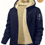 Men'S Casual Print Fleece Jacket - Softshell Zip - Up with Pockets, Regular Fit for Spring/Fall/Winter, Lightweight & Breathable for Outdoor Activities - StepByStep