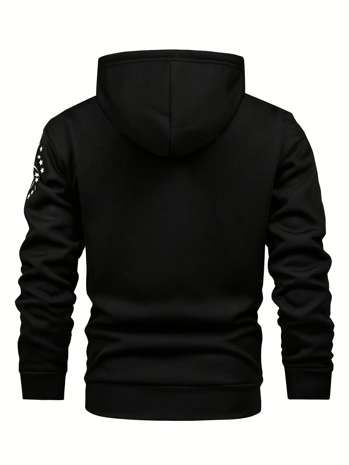 Men'S Casual Print Fleece Jacket - Softshell Zip - Up with Pockets, Regular Fit for Spring/Fall/Winter, Lightweight & Breathable for Outdoor Activities - StepByStep