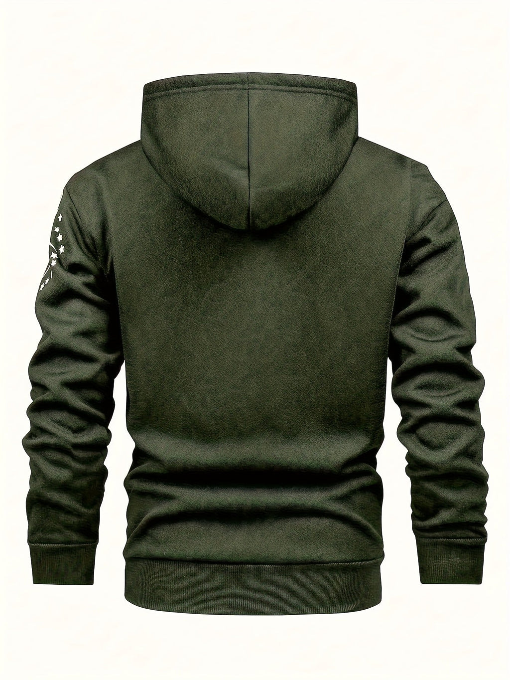 Men'S Casual Print Fleece Jacket - Softshell Zip - Up with Pockets, Regular Fit for Spring/Fall/Winter, Lightweight & Breathable for Outdoor Activities - StepByStep