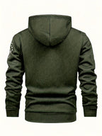 Men'S Casual Print Fleece Jacket - Softshell Zip - Up with Pockets, Regular Fit for Spring/Fall/Winter, Lightweight & Breathable for Outdoor Activities - StepByStep