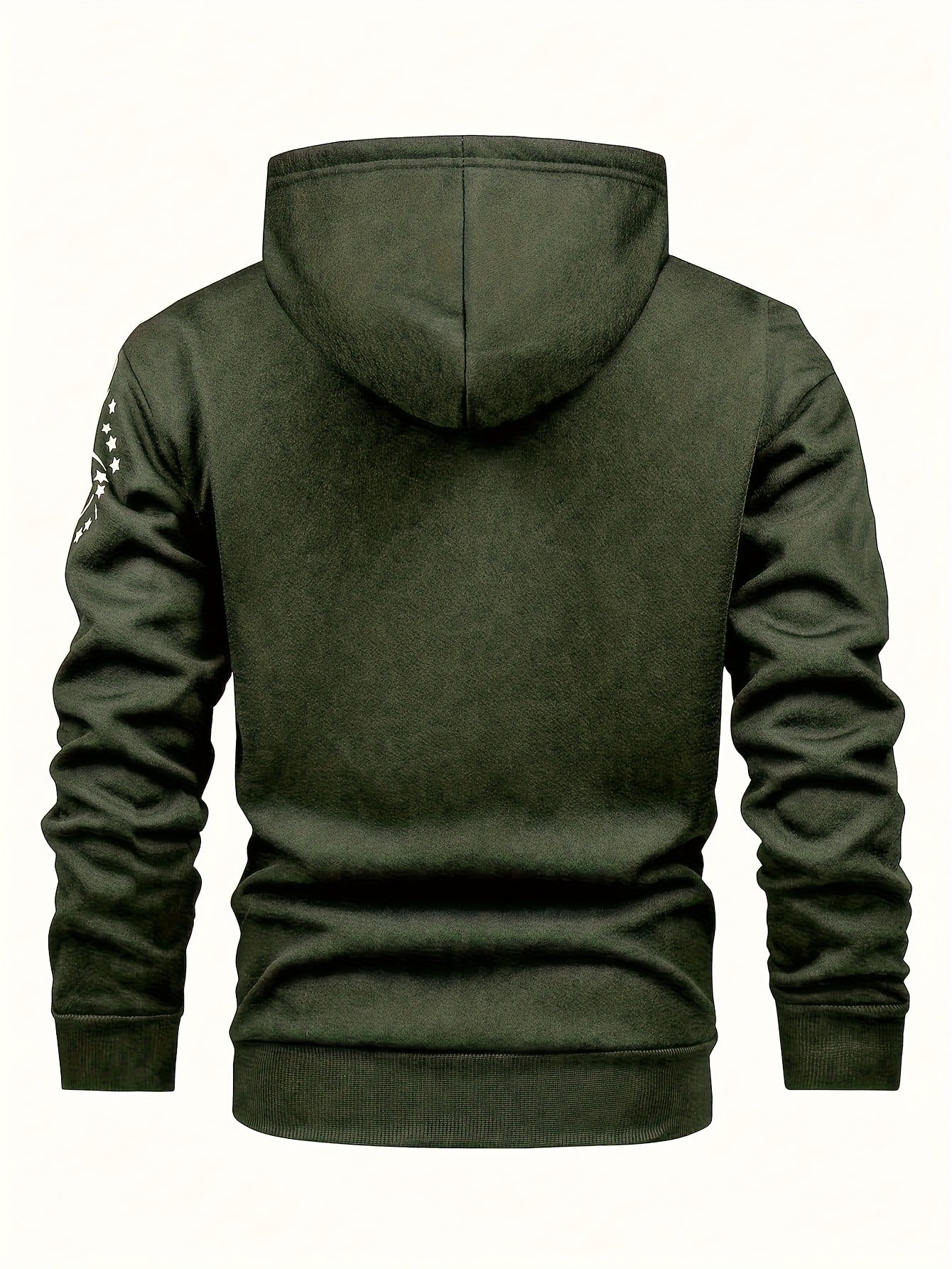 Men'S Casual Print Fleece Jacket - Softshell Zip - Up with Pockets, Regular Fit for Spring/Fall/Winter, Lightweight & Breathable for Outdoor Activities - StepByStep