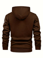 Men'S Casual Print Fleece Jacket - Softshell Zip - Up with Pockets, Regular Fit for Spring/Fall/Winter, Lightweight & Breathable for Outdoor Activities - StepByStep