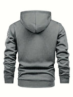 Men'S Casual Print Fleece Jacket - Softshell Zip - Up with Pockets, Regular Fit for Spring/Fall/Winter, Lightweight & Breathable for Outdoor Activities - StepByStep