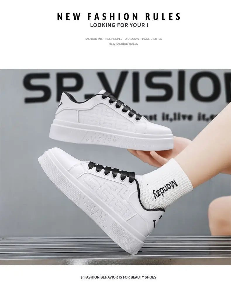 Men's Casual Shoes 2025 Fashion Platform Sneaker Trend Skateboard Shoes for Men Sports Running Tenis Shoes Zapatillas Hombre - StepByStepNow