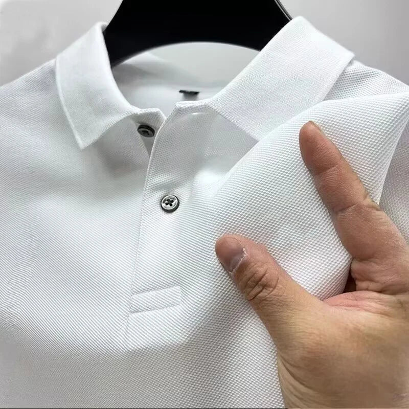 Men's Casual Short Sleeve Polo Shirt - Spring & Autumn Shopping Wear - StepByStepNow