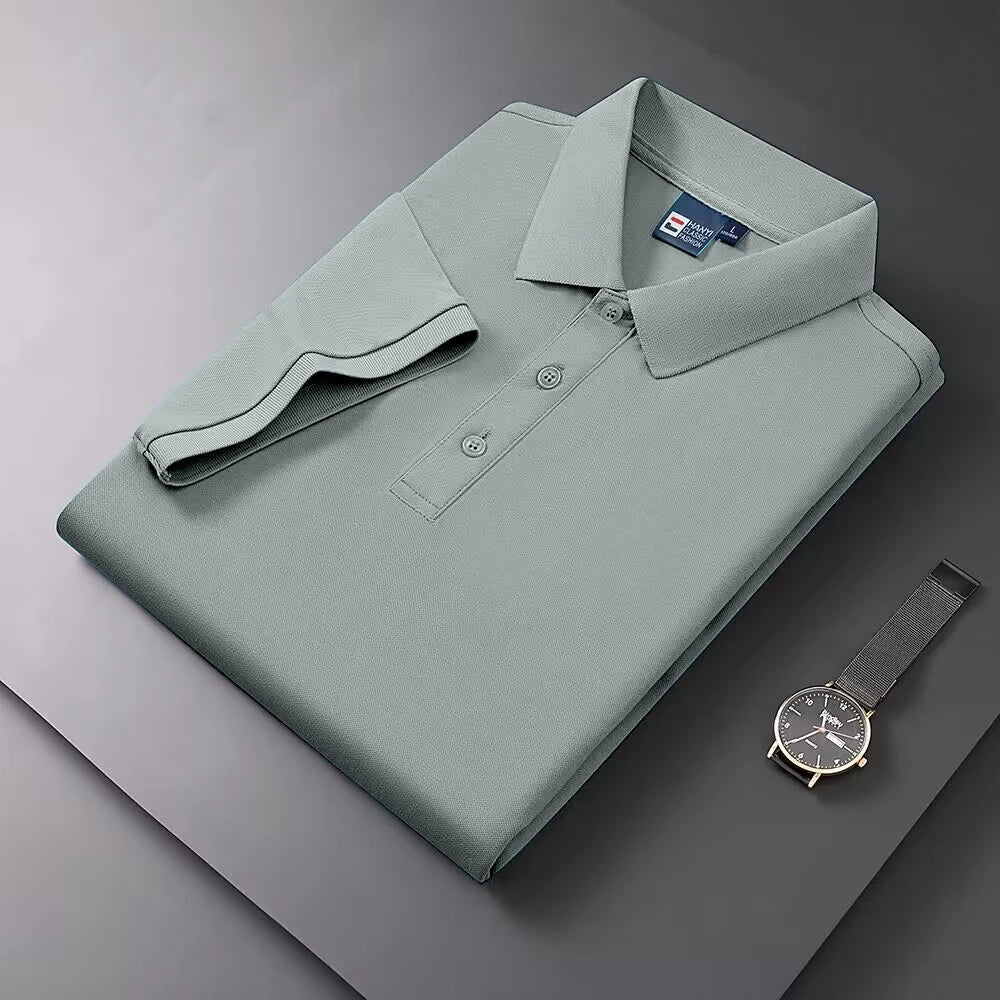 Men's Casual Short Sleeve Polo Shirt - Spring & Autumn Shopping Wear - StepByStepNow