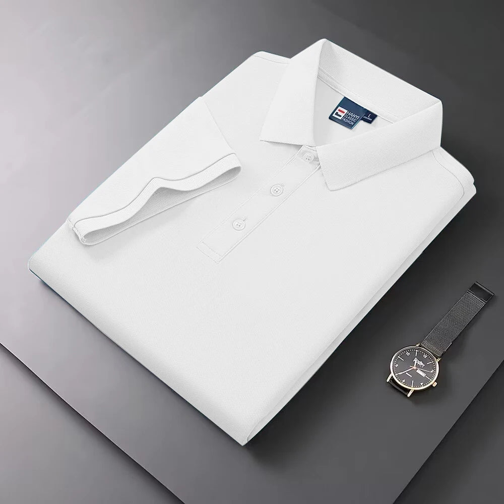 Men's Casual Short Sleeve Polo Shirt - Spring & Autumn Shopping Wear - StepByStepNow