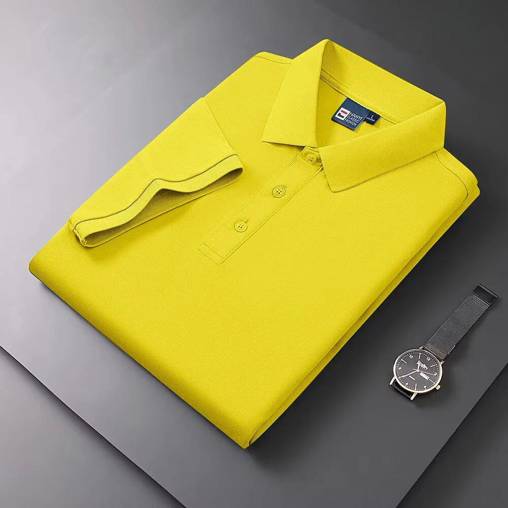 Men's Casual Short Sleeve Polo Shirt - Spring & Autumn Shopping Wear - StepByStepNow