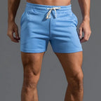 Men's Casual Shorts Sexy Leisure Short Pants Green Black Patchwork Lace-up Pocket Summer New Fashion Beach Shorts Male Clothing - StepByStepNow