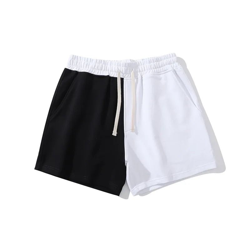 Men's Casual Shorts Sexy Leisure Short Pants Green Black Patchwork Lace-up Pocket Summer New Fashion Beach Shorts Male Clothing - StepByStepNow