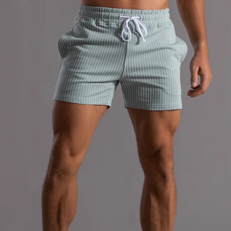 Men's Casual Shorts Sexy Leisure Short Pants Green Black Patchwork Lace-up Pocket Summer New Fashion Beach Shorts Male Clothing - StepByStepNow