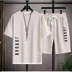 Men's Casual Sports Set - Loose T-Shirt & Low - Waist Shorts - StepByStepNow