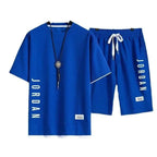 Men's Casual Sports Set - Loose T-Shirt & Low - Waist Shorts - StepByStepNow