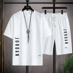 Men's Casual Sports Set - Loose T-Shirt & Low - Waist Shorts - StepByStepNow